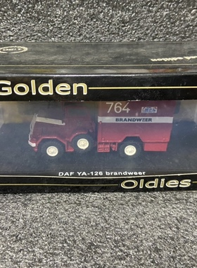 golden oldies 1:50 达夫 daf ya-126 云梯消防车 树脂汽车模型