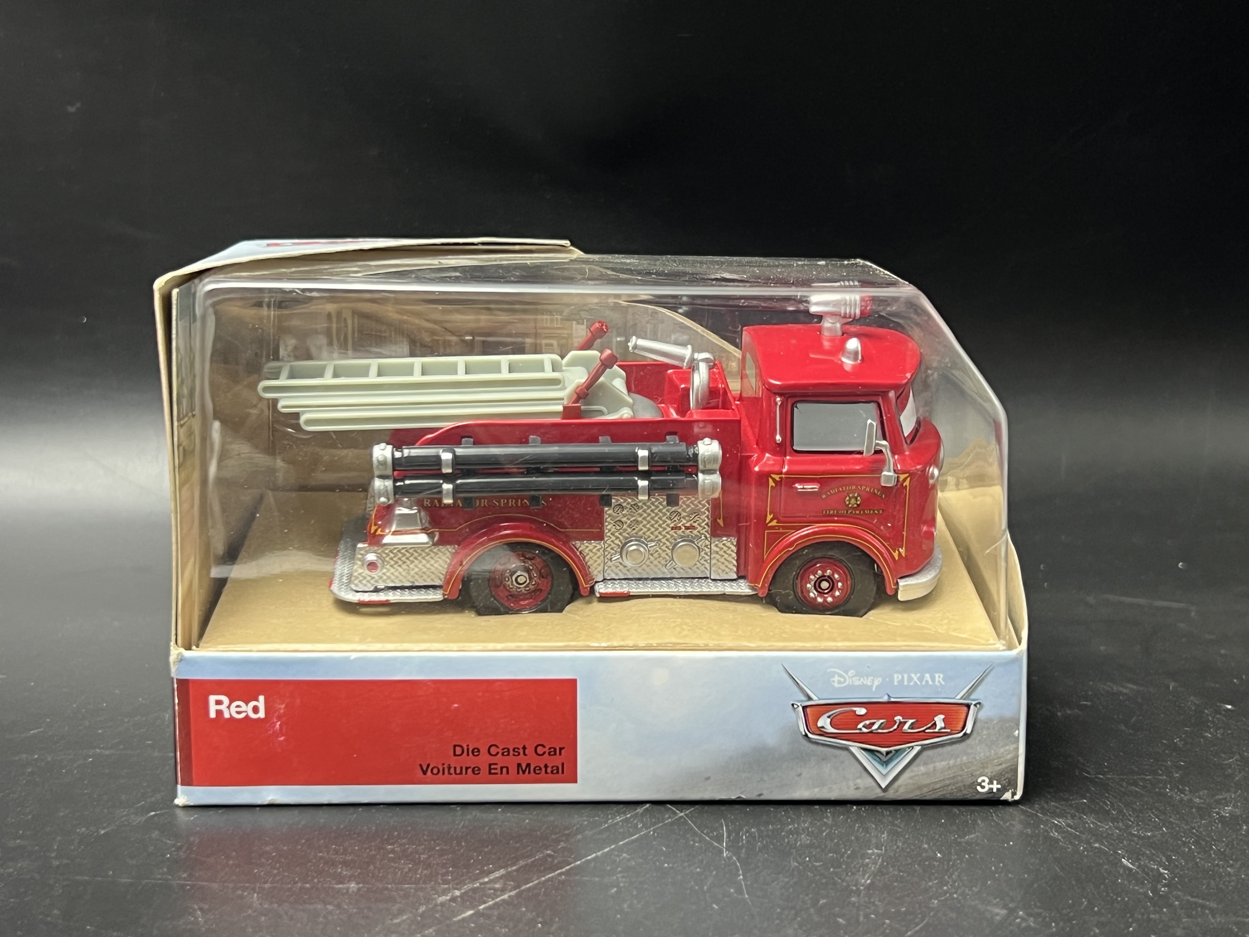 迪士尼 赛车总动员 小红 消防车 Red 合金汽车模型玩具收藏 Cars