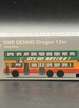 微影 Tiny KMB 香港 丹尼士 巨龙12米 巴士 美孚 6c 限定合金车模