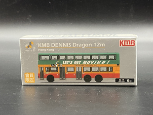 微影 Tiny KMB 香港 丹尼士 巨龙12米 巴士 美孚 6c 限定合金车模