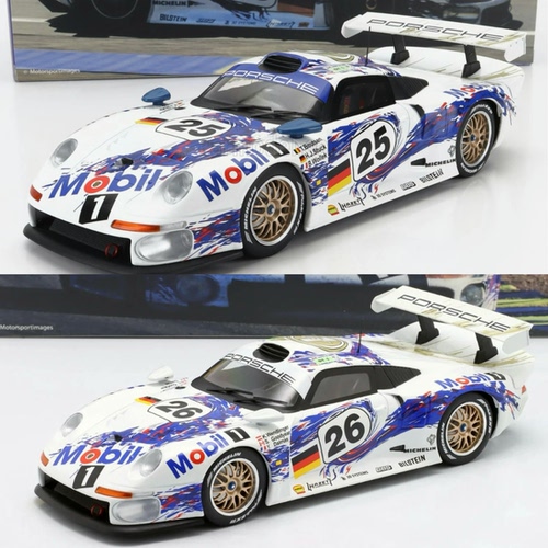 Werk83 1:18 保时捷 Porsche 911 GT1 1996 勒芒赛车合金汽车模型