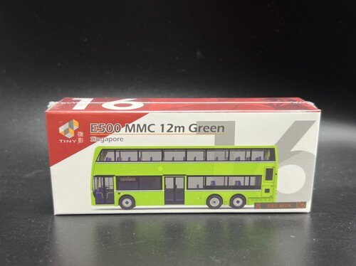 TINY 微影 新加坡巴士 SG16 E500 MMC 12m Green 106合金汽车模型