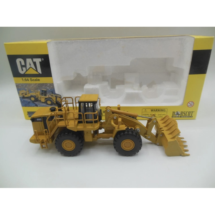 1:64 卡特彼勒 CAT 装载机 988G 铲车推土机 合金工程车模型55076