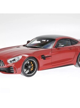 诺威尔 Norev 1:18 奔驰 AMG GTR C190 红色 合金汽车模型 瑕疵