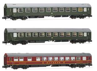 N比例 1:160 Arnold 德国 三代 DR 列车 火车车厢铁路模型 HN4422