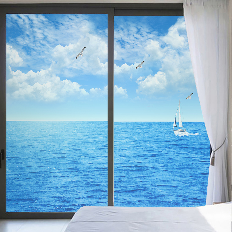 家用窗户玻璃移门透光不透明防窥