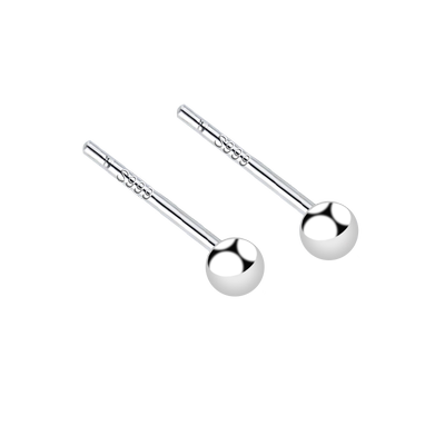 999足银养耳洞耳钉洗睡免摘