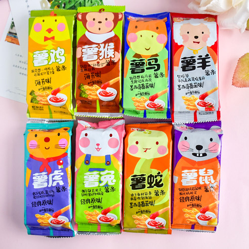 小王子十二生肖蘸酱薯条零食小吃