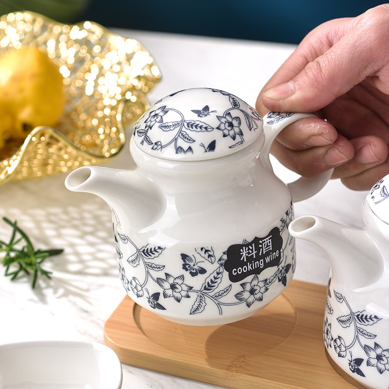 陶瓷饭店调味瓶罐面馆青花瓷辣椒罐醋壶调料盒调味罐油瓶醋壶面馆,餐饮具,瓶/罐,淘宝优惠券,粉丝福利购,淘宝优惠卷