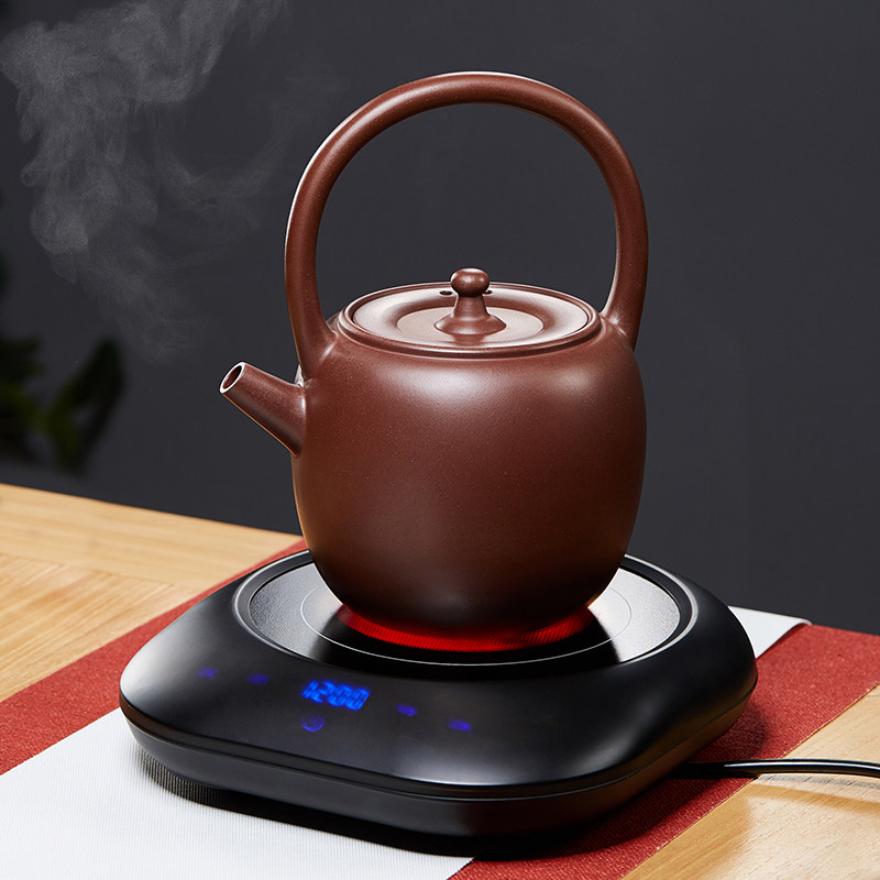 宜兴紫砂烧水壶电陶炉明火煮茶壶功夫茶煮水器小型家用陶瓷电茶炉