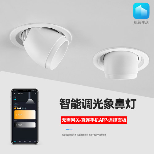 无需网关直连手机可调亮度色温