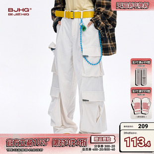 新款 男冬季 潮牌美式 休闲裤 女 BJHG不计后果灯芯绒厚工装 宽松长裤 裤