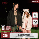 开衫 BJHG不计后果杜宾犬卫衣男款 潮牌美式 秋季 重磅情侣外套女 新款