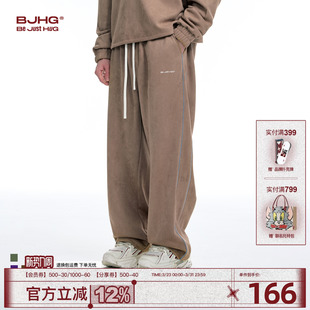 子男款 长裤 冬季 麂皮绒运动直筒休闲裤 女 2025新款 BJHG不计后果卫裤