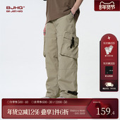 子户外防寒保暖滑雪裤 BJHG不计后果羽绒裤 工装 裤 男冬季 90鸭绒美式