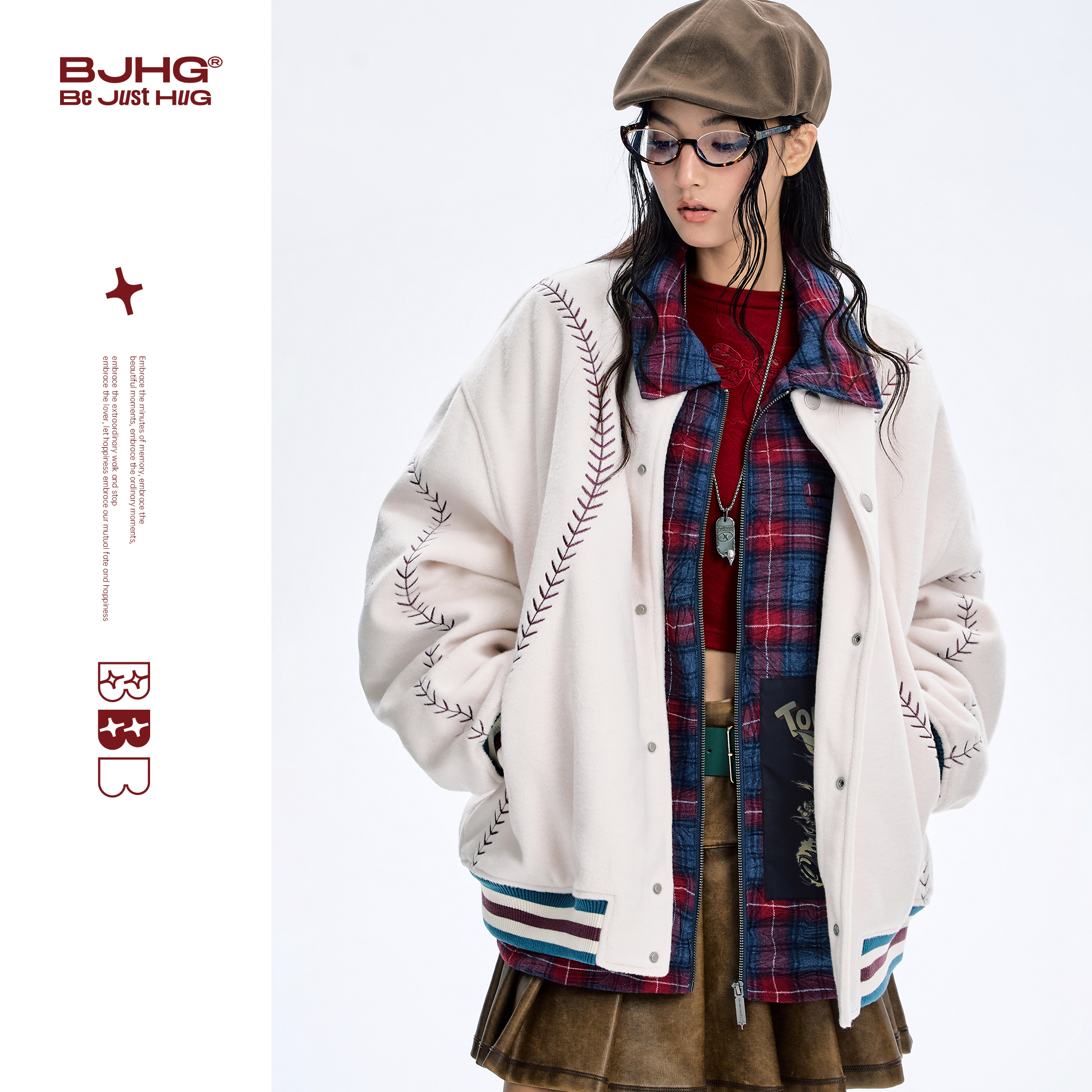 棉服BJHG棒球服夹克男款冬季新款