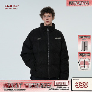 潮棉衣面包服外套棉袄女 加厚麂皮绒美式 BJHG不计后果棉服男款 冬装