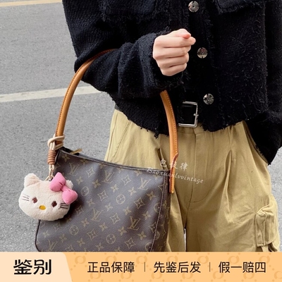 正品LV路易威登/二手中古包名媛中号包looping