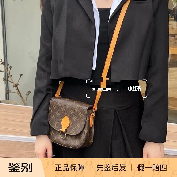 LV正品二手中古包马鞍包马蹄包斜挎小号