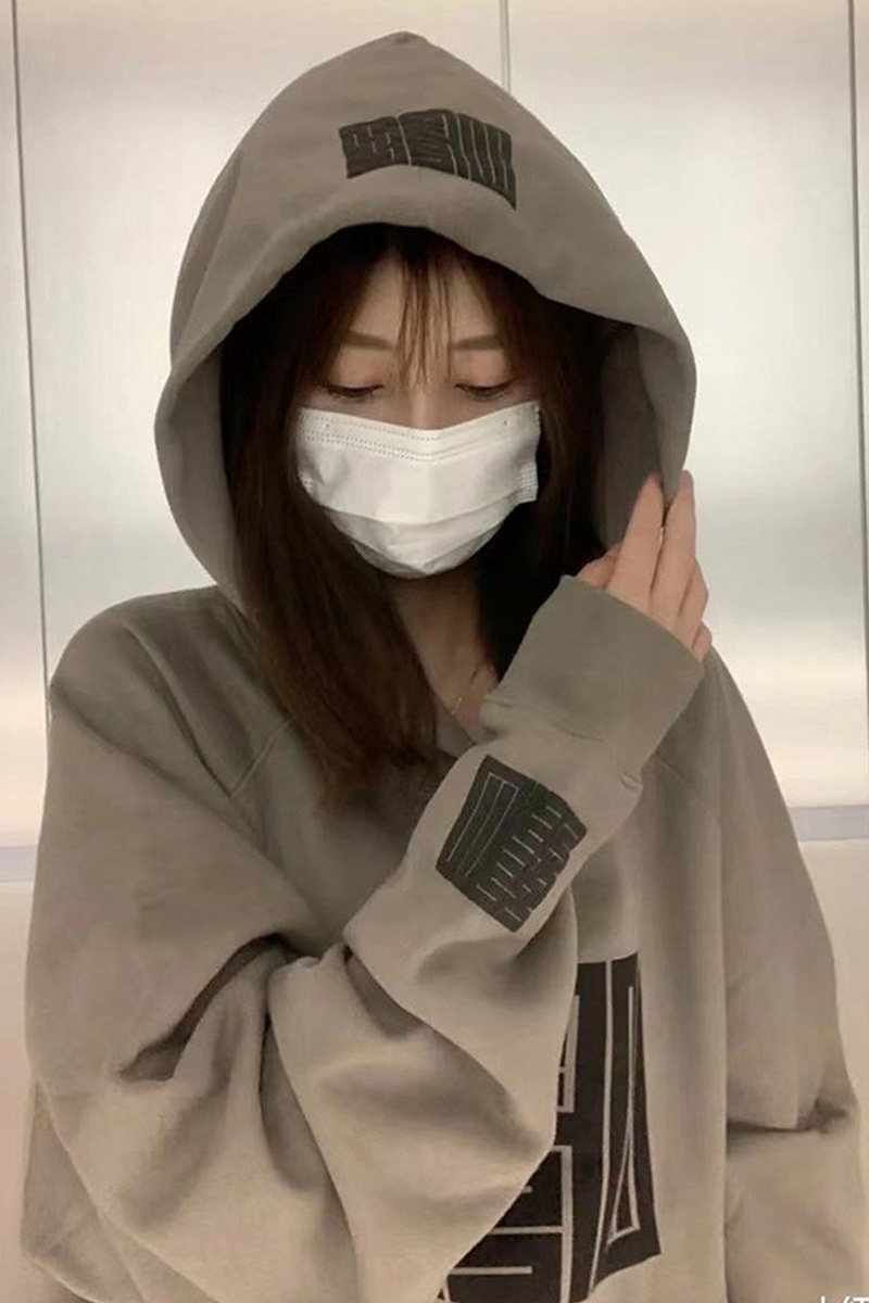 UFZ「九叠篆」国潮重磅370G薄绒秋冬连帽卫衣外套男士女生情侣装