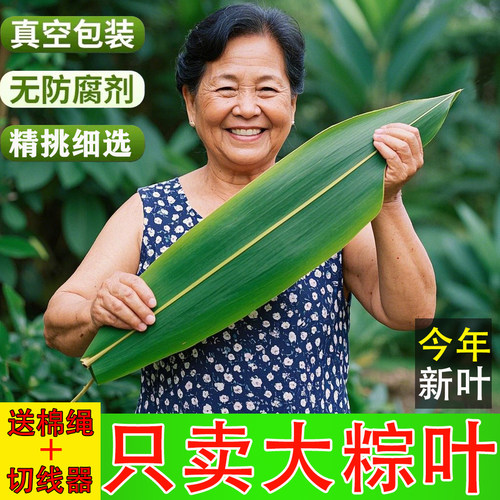 粽叶特大号野生人工精选真空装