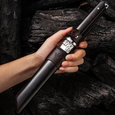 大马士革钢刀切羊吃肉餐扒刀