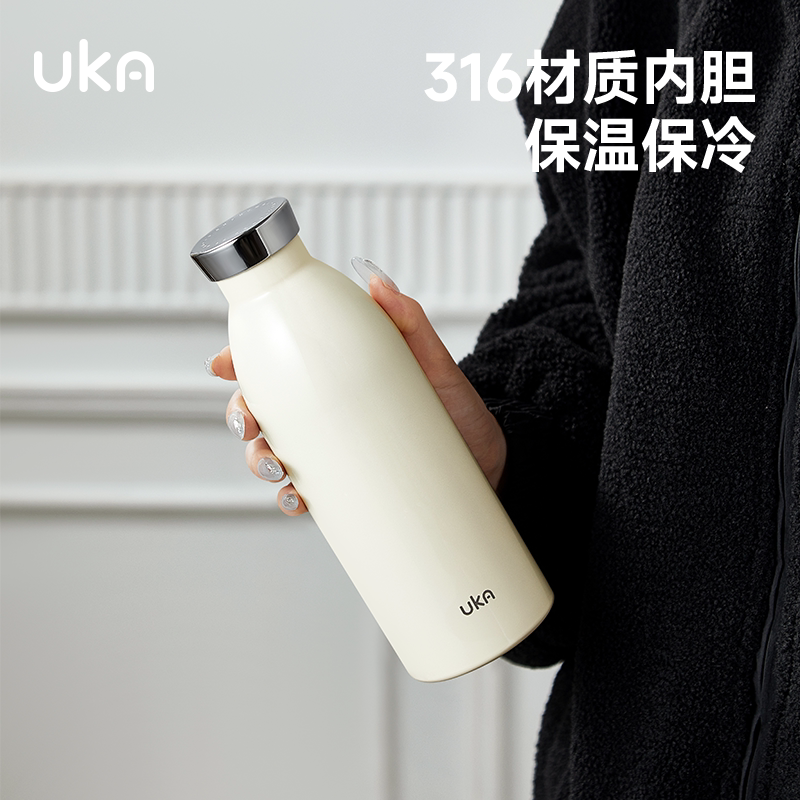 大容量保温杯女不锈钢316便携水杯女2026高颜值杯子咖啡杯奶瓶杯