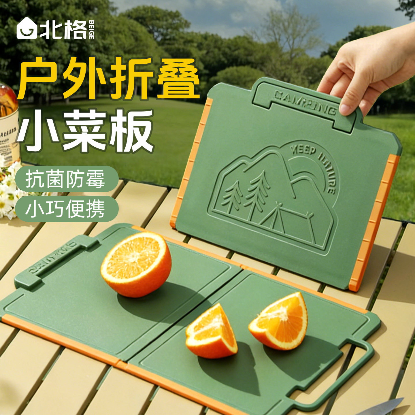 可折叠砧板抗菌防霉家用便携式户外食品级切菜水果熟食塑料切菜板