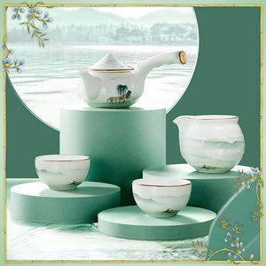 玛戈隆特乔迁茶具礼盒喝茶茶具办公室会客新中式茶具泡茶茶具茶壶