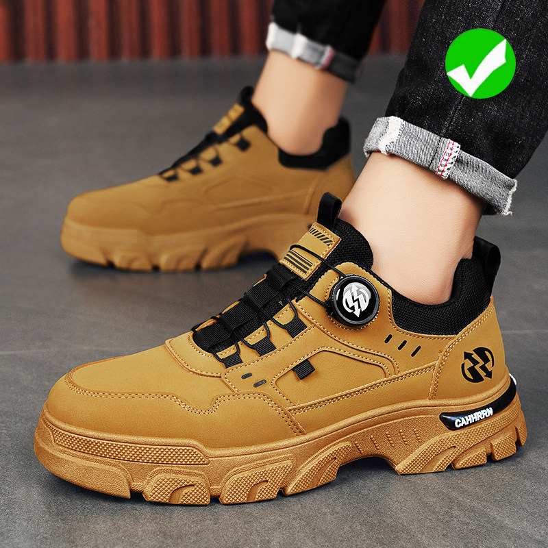 大码男鞋45春季2026新款工装鞋38码鞋子男款跨境旋转纽扣马丁鞋,流行男鞋,工装鞋,淘宝优惠券,粉丝福利购,淘宝优惠卷