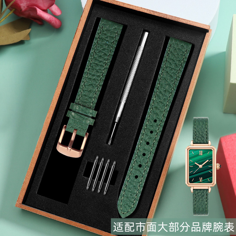 优雅时尚真皮手表带罗拉皮表链图片