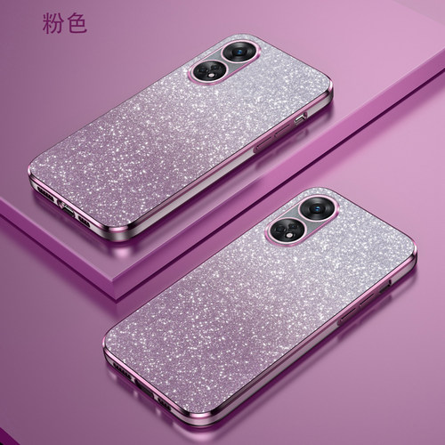 oppoReno8T软胶闪粉电镀手机壳