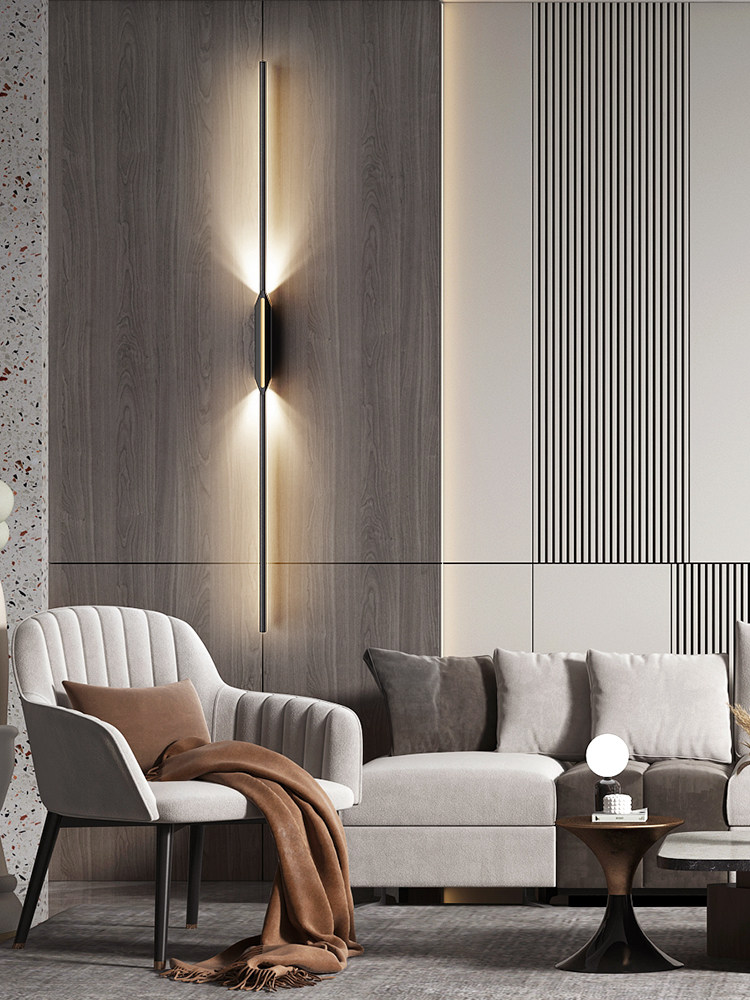 Настенное современное и минималистичное бра для гостиной для отеля, легкий роскошный стиль