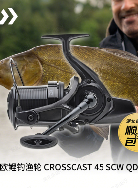 DAIWA/达亿瓦欧鲤钓24 CROSSCAST 45 SCW QD巨物渔轮纺车轮远投轮