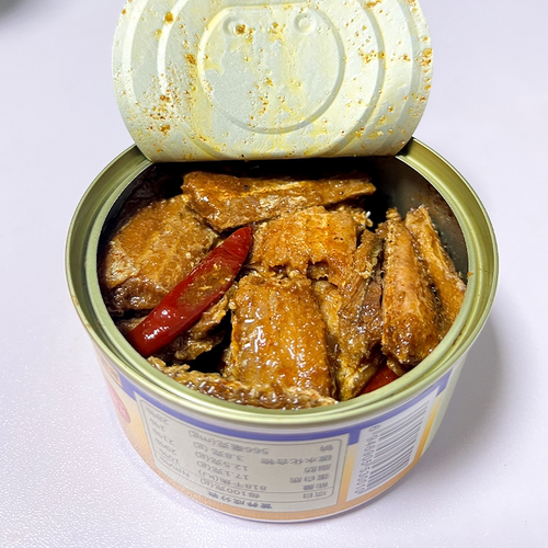 鲁海丰带鱼五香味香辣味罐头