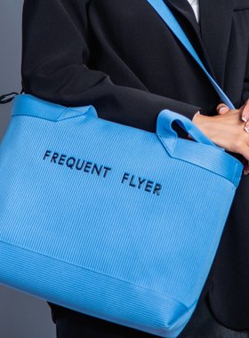 FREQUENT FLYER/飞行常客香港潮牌时尚男女托特针织包手提斜挎包