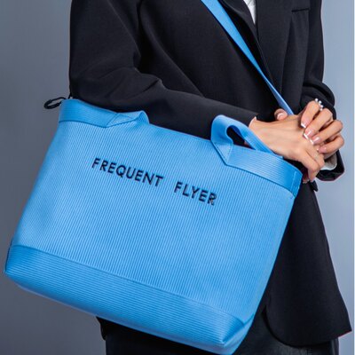 FREQUENT FLYER/飞行常客香港潮牌时尚男女托特针织包手提斜挎包