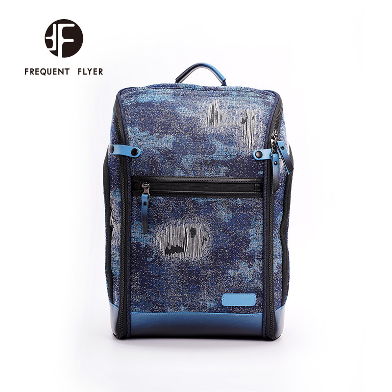 frequent flyer/飞行常客香港潮牌百合梭织系列男女双肩包迷你包