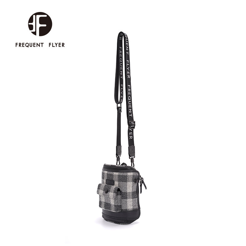 frequent flyer/飞行常客香港潮牌时尚男女单肩包羊绒格子ultra包