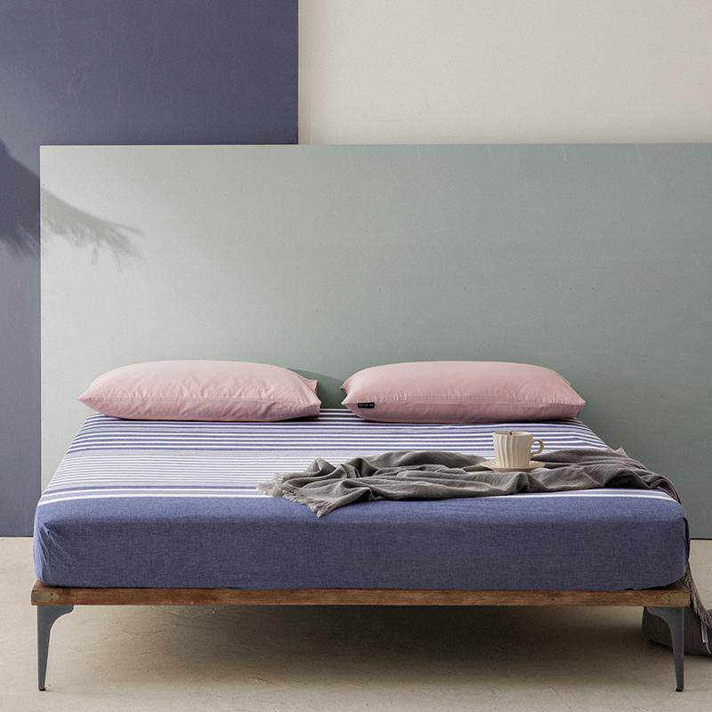 远梦床笠纯棉单件床笠儿童学生床垫保护套全棉防尘床套1.5m1.8m床