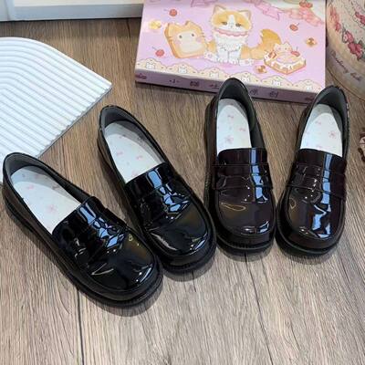 栗川中糖果小猫原创基础制服鞋日系学生百搭圆头jk学院官方旗舰店