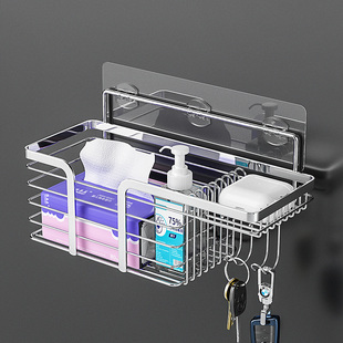 门口放钥匙神器挂简约挂墙入户进门口鼻罩收纳盒壁挂式挂包置物架