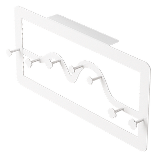 乐贴浴室玻璃门后挂钩免打孔挂衣架粘贴浴巾毛巾衣服挂架门上收纳