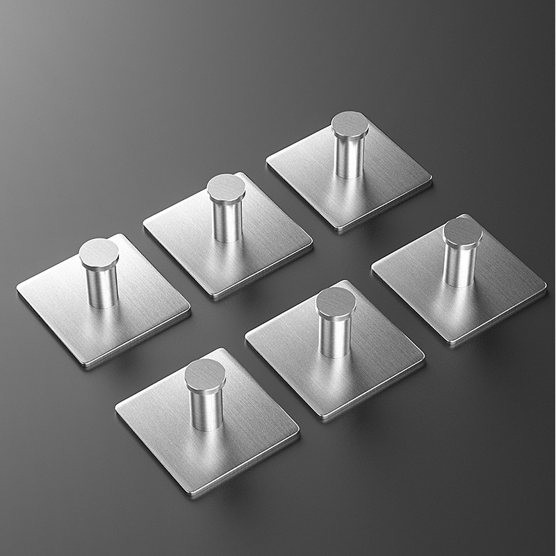 304不锈钢无痕小粘钩家用强力小挂钩挂衣服浴室墙上自粘钩免打孔,收纳整理,挂钩/粘钩,淘宝优惠券,粉丝福利购,淘宝优惠卷