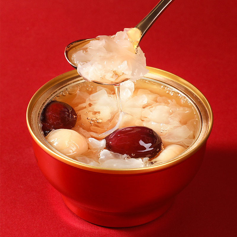 许小美即食桂圆红枣本草银耳羹懒人速食鲜炖代餐早餐 248g*1盒