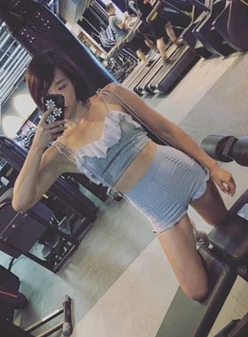All Day Lia 细肩带的小仙女运动胸衣 瑜伽短背心