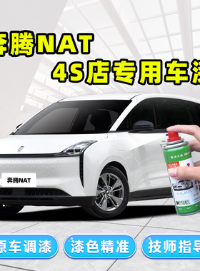 奔腾NAT白色补漆笔汽车专用车漆划痕修复神器银灰色北极白自喷漆