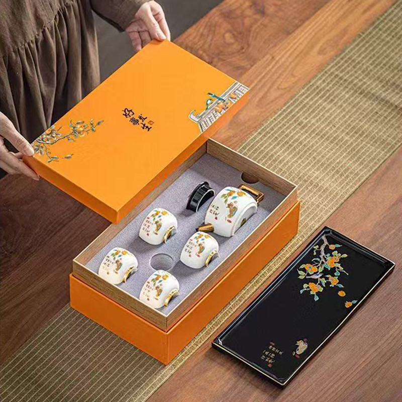 故宫文创事事如意功夫茶具套装