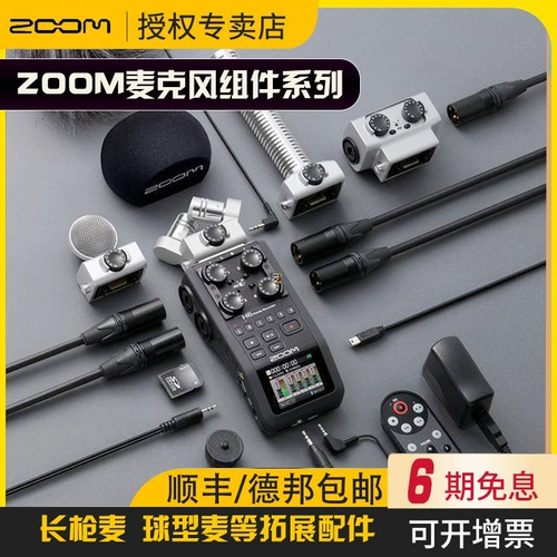 ZOOM Mickey SSH6 SGH6 Long Gun Type MSH6 Spheric Microphone XAH8 Microphone Exh-8