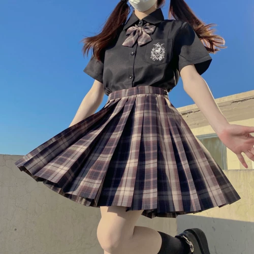 Студенческая юбка в складку, 100W